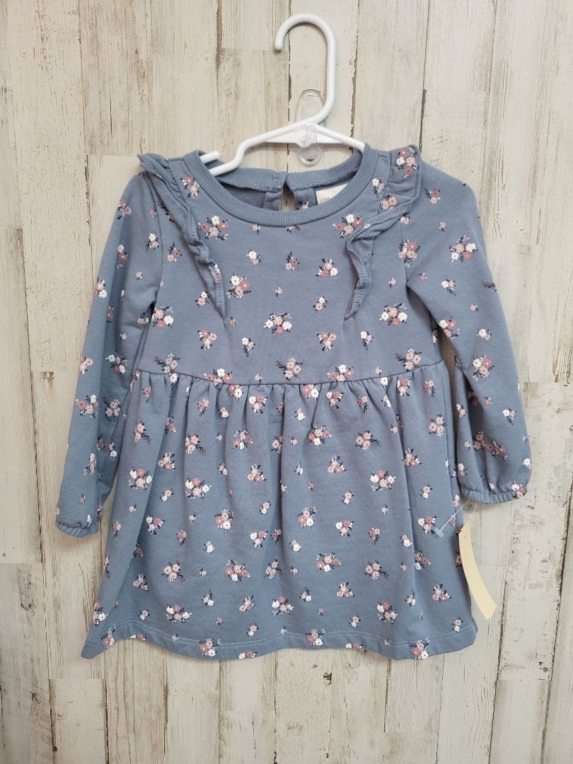 Blue Little Planet 2t Blue Floral Dress, Girl 2T