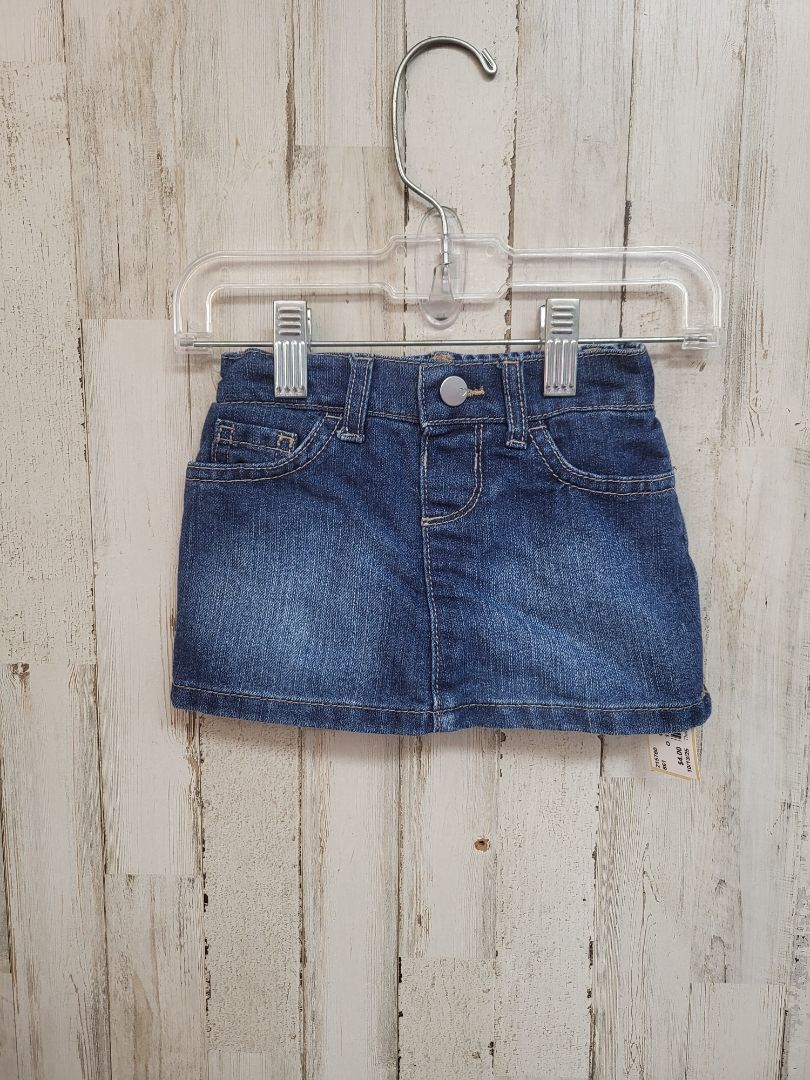 Blue Childrens Place 12-18m Denim Skort, Girl 6-12m