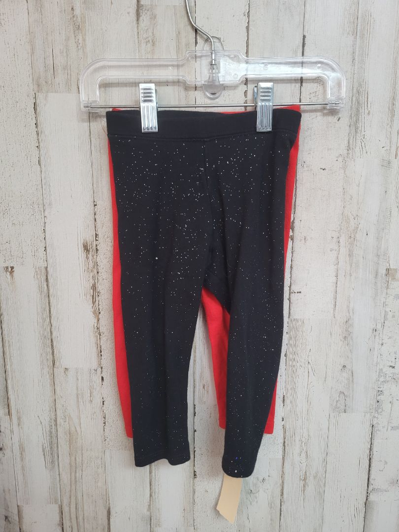Red Cat & Jack 18m 2pc Legging Red/Glitt, Girl 18-24