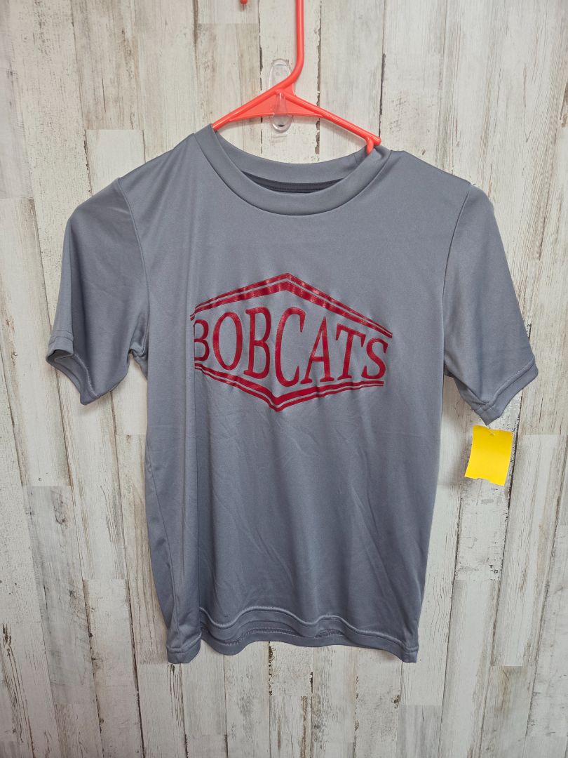 Grey RUSSELL Bobcats drifit tee, Boy 10/12