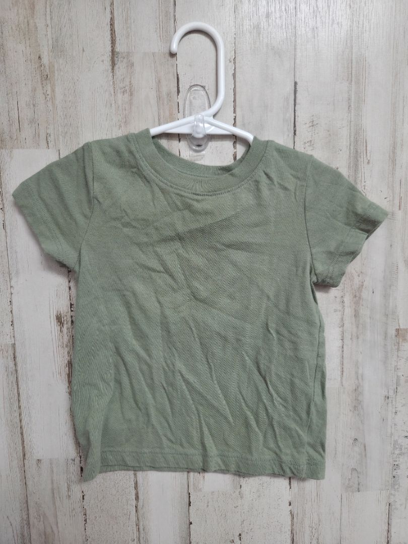 olive cat & jack basic tee, boy 18m