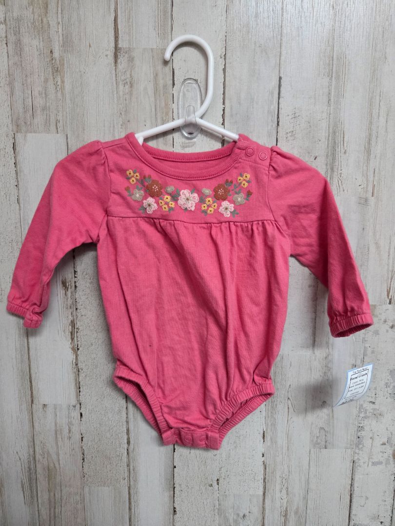 Pink GARANIMALS Floral onesie, Girl 3-6M