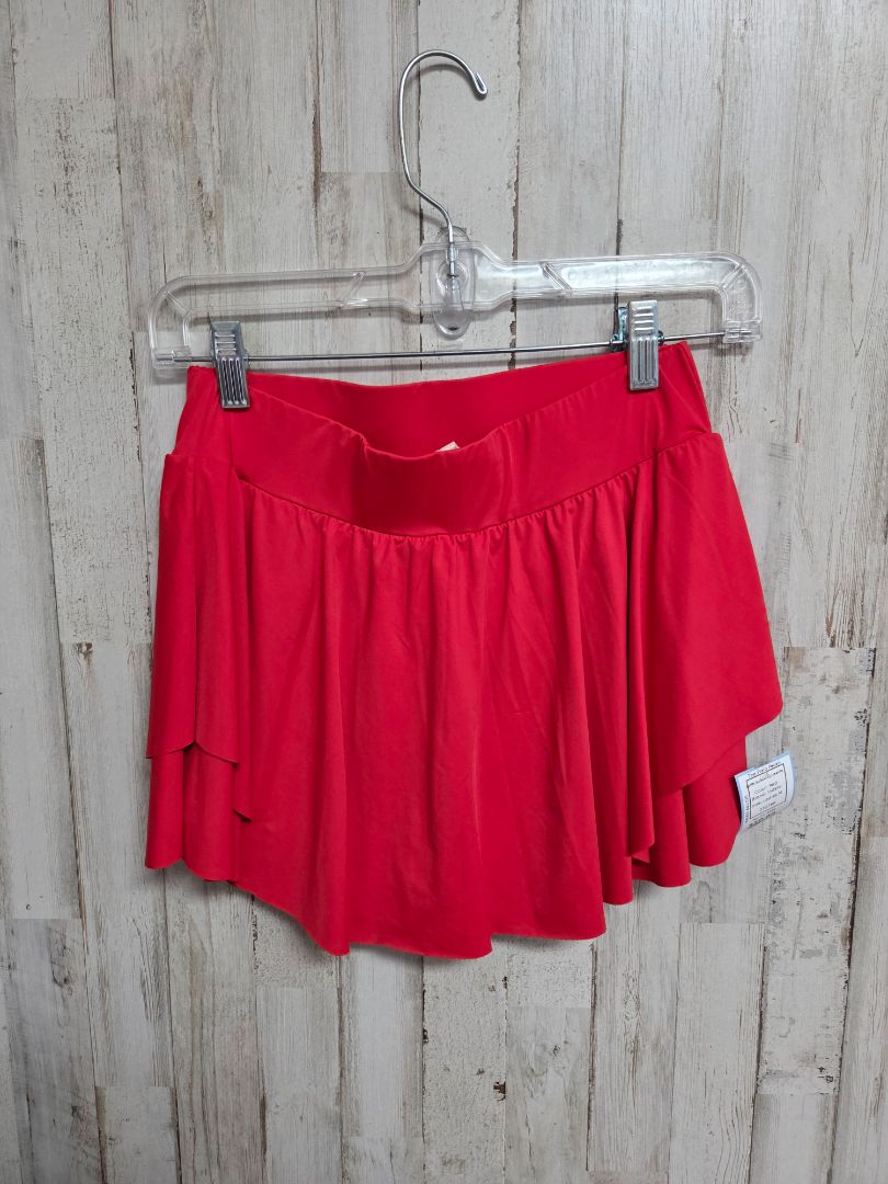 Red indero Drifit butterfly shorts, Ladies M