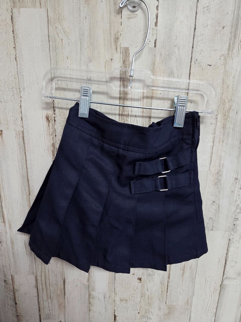 NAVY FRENCH TOAST PLEATED SKIRT, GIRL 4T
