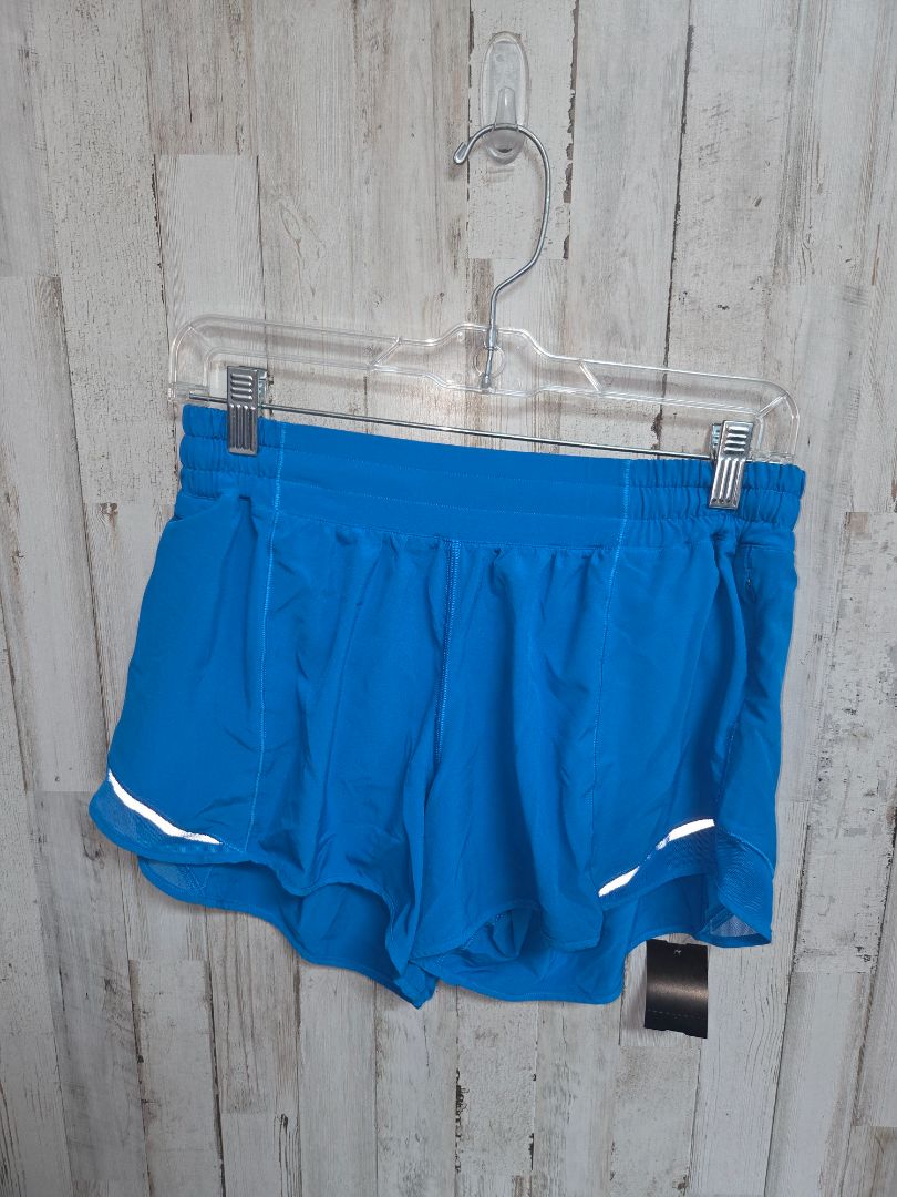 BLUE LULULEMON SZ10 SHORTS, LADIES L