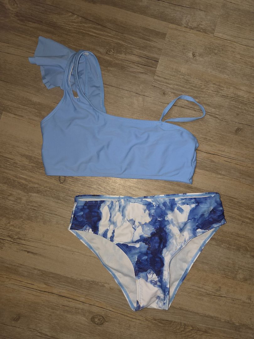 BLUE MARBLE 2PC BIKINI, GIRL 13/14