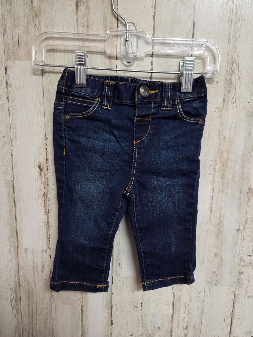 DARK WASH JOE FRESH DENIM JEANS, BOY 3-6M