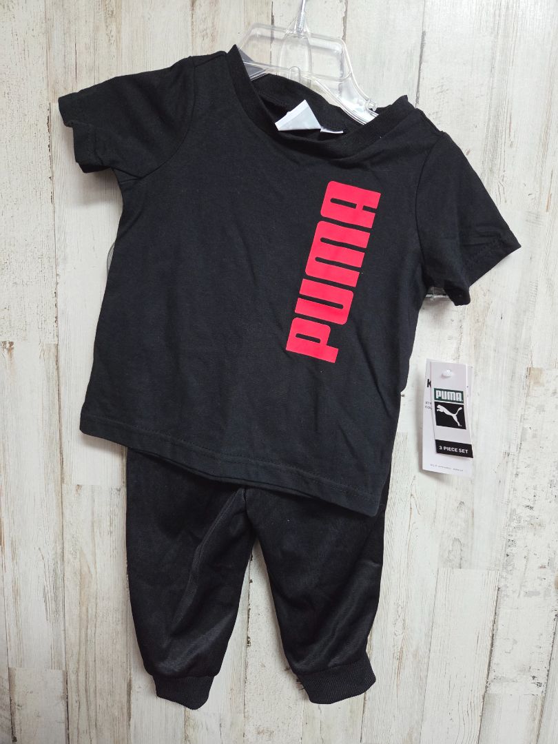 BLACK PUMA NEW JOGGER SET, BOY 6-9M