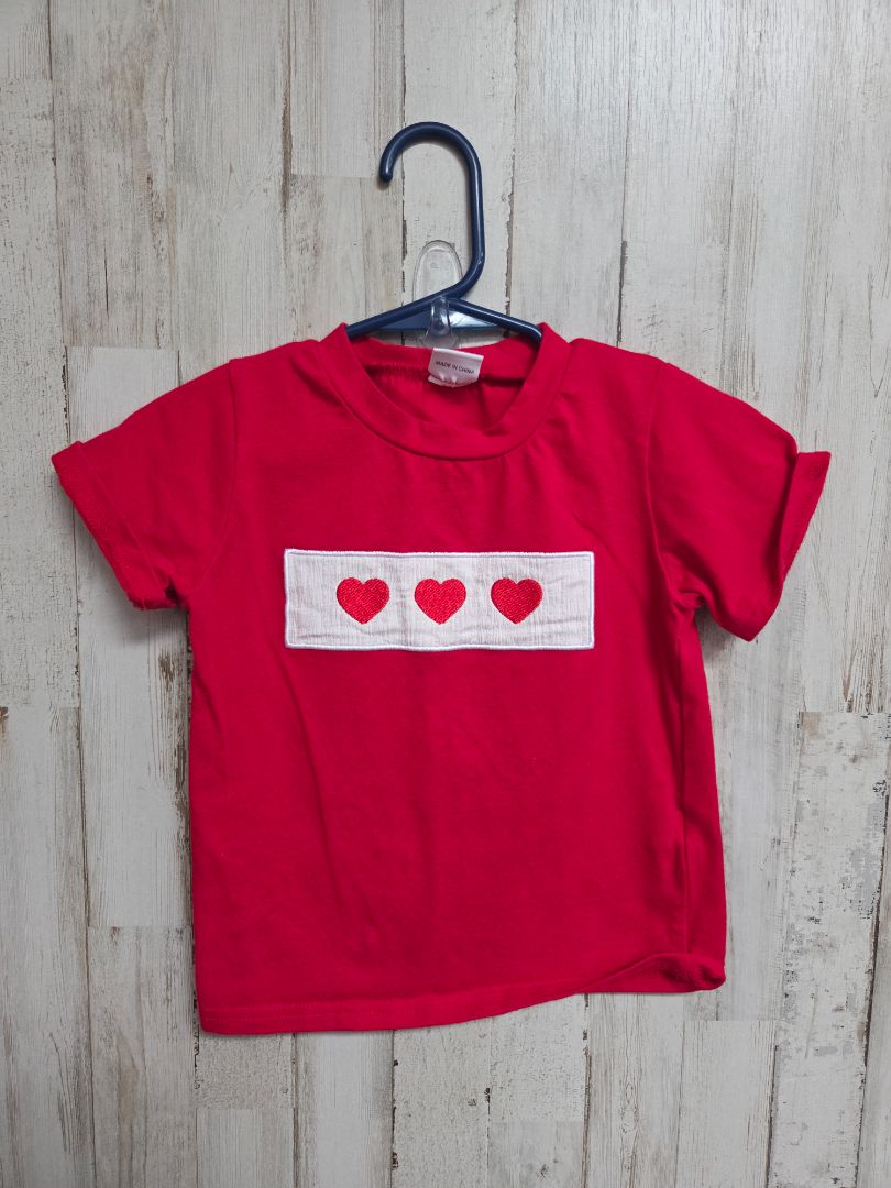 RED BOUTIQUE HEART TOP, BOY 2/3