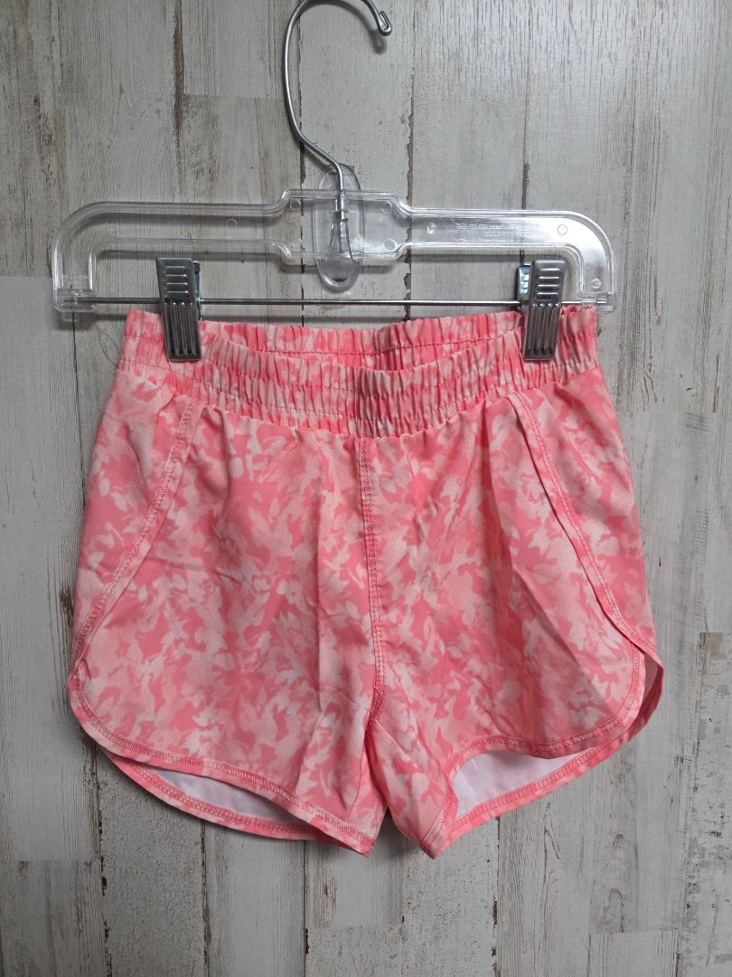 PINK ALL IN MOTION PATTERN SHORTS, GIRL 4/5