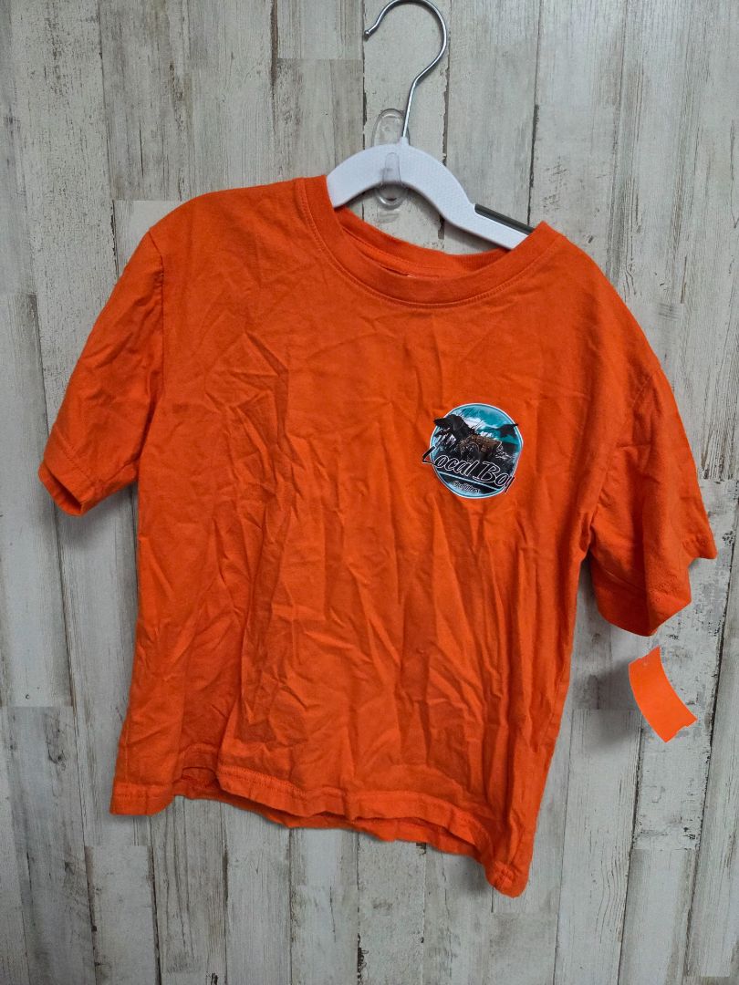 ORANGE LOCAL BOY DUCK DOG TEE, BOYS 6