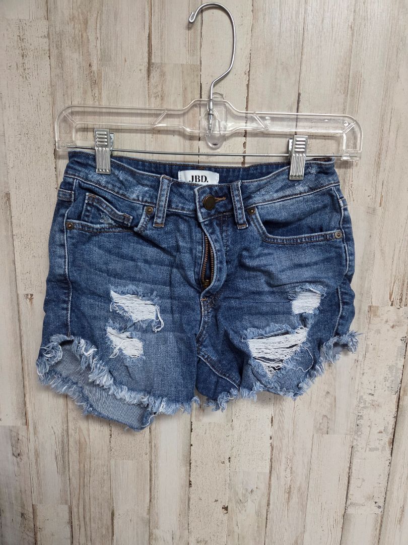 DENIM JBD DISTRESSED SHORTS, LADIES XS