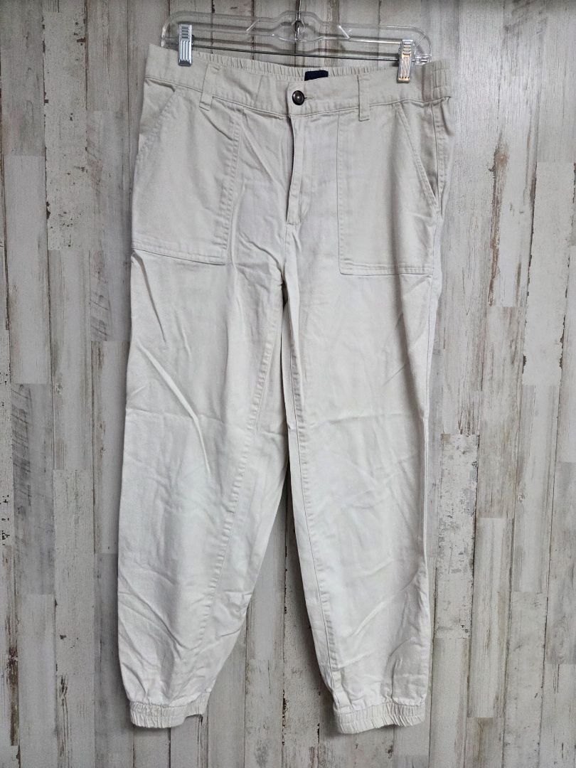LIGHT KHAKI GAP POCKET PANTS, LADIES M