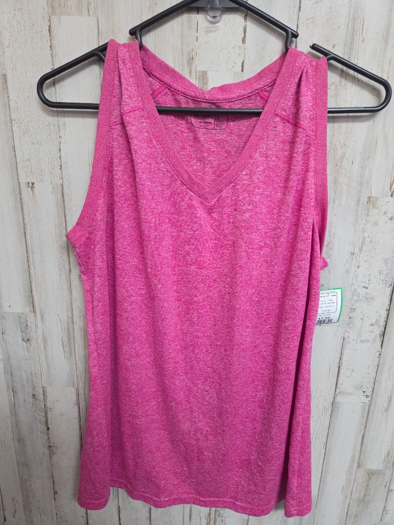 PINK BE INSPIRED HEATHERED TANK, LADIES L