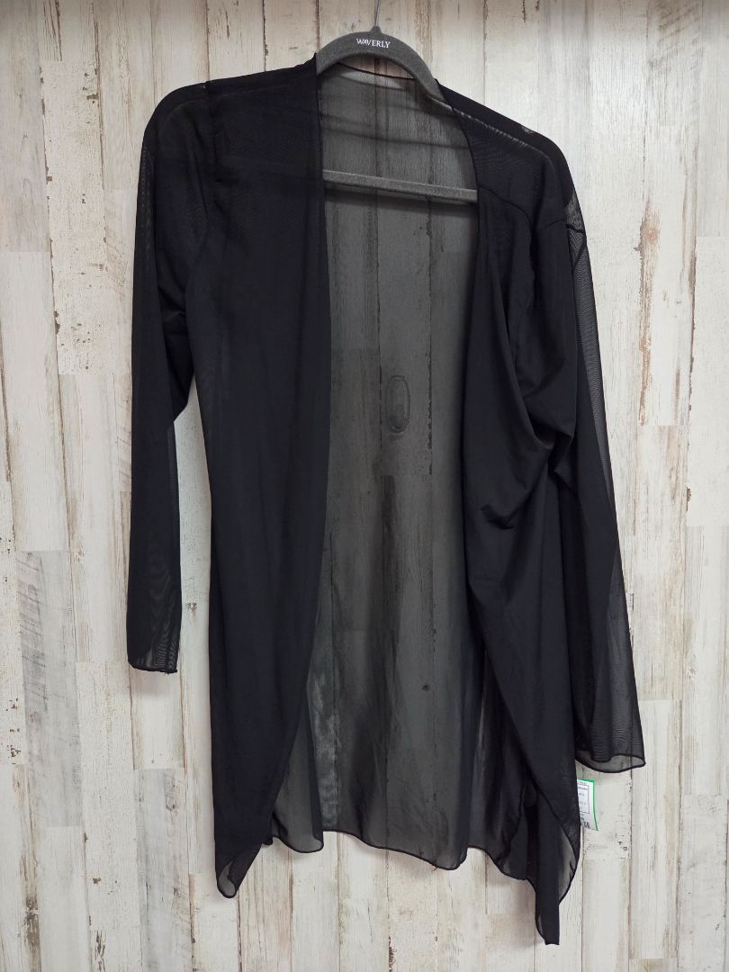 BLACK SHEER CARDIGAN, LADIES S