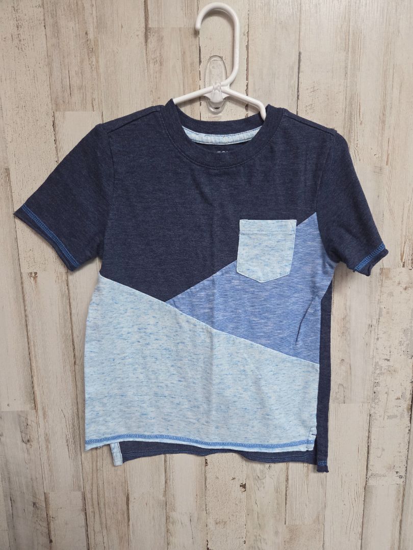 BLUE ARIZONA COLORBLOCK POCKET TEE, BOY 4/5