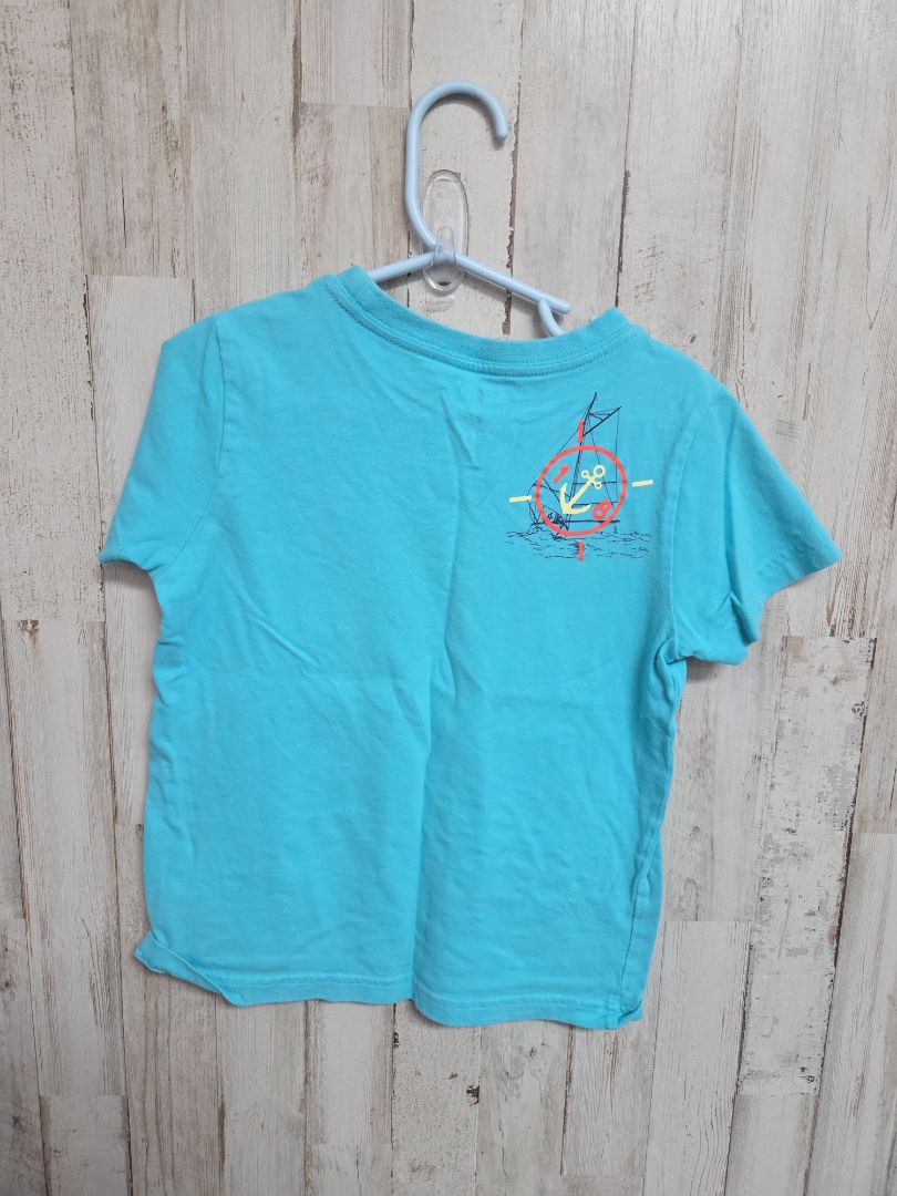 TEAL CROWN & IVY SAILBOAT TEE, BOY 6