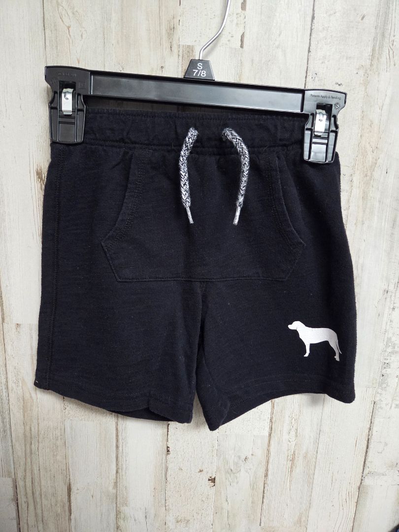 BLACK OKIE DOKEY DOG SHORTS, BOY 5T