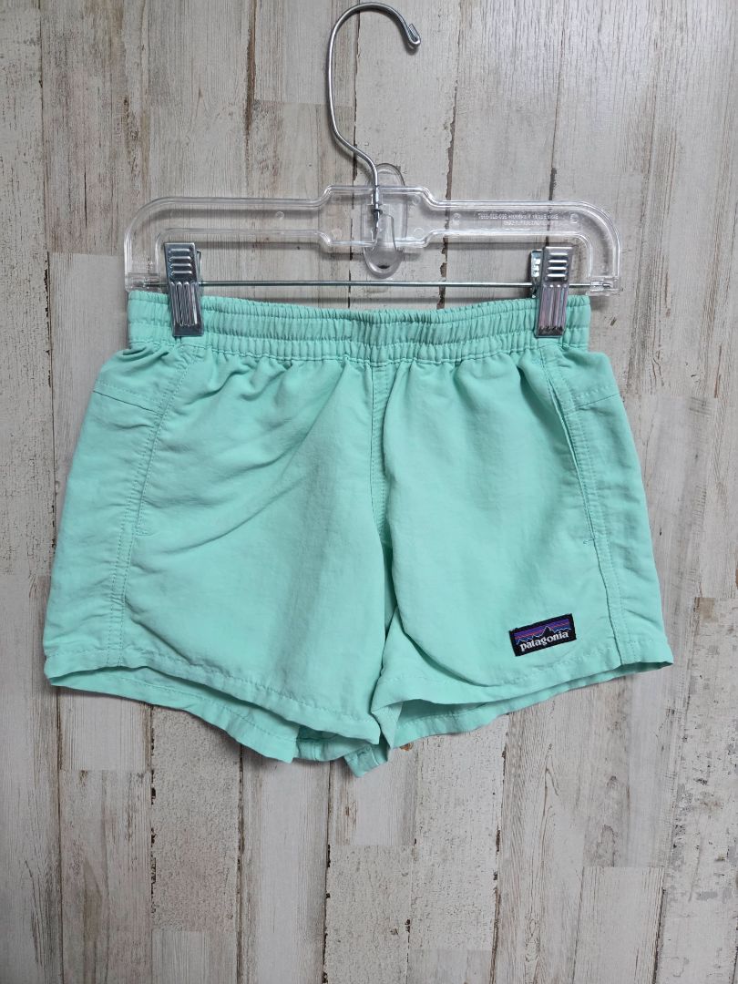 MINT PATAGONIA SHORTS, GIRL 5/6