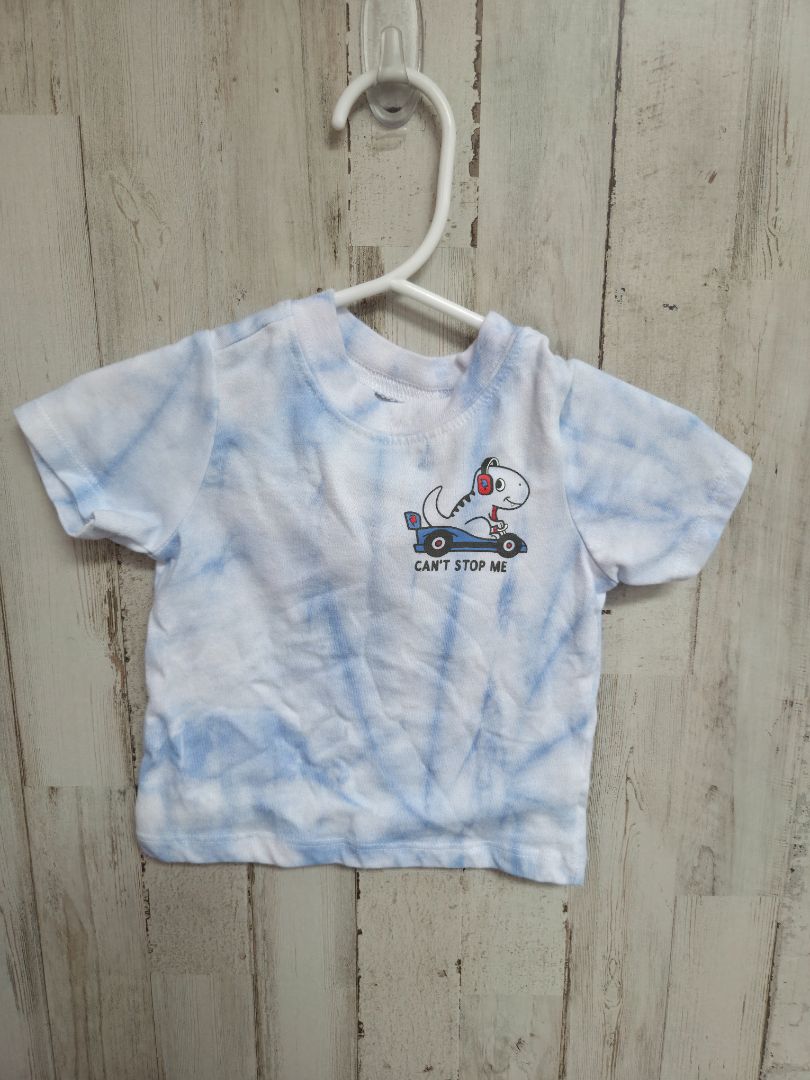 BLUE GARANIMALS CANT STOP ME TEE, BOY 0-3M
