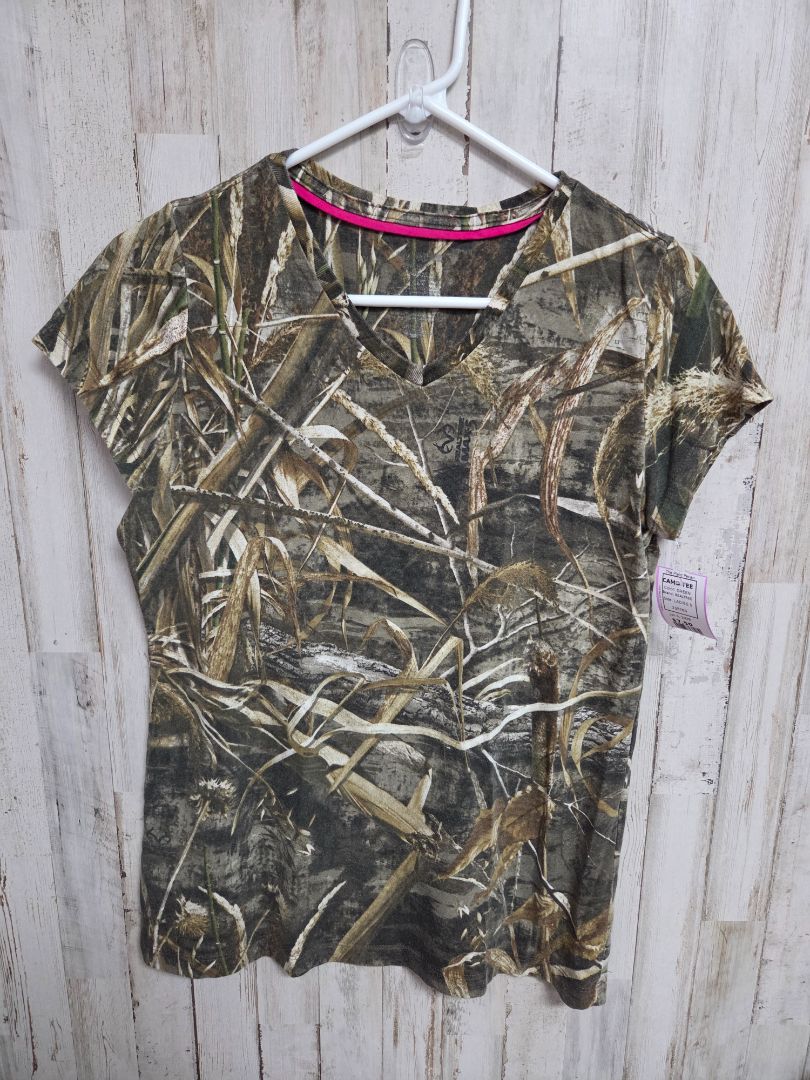 GREEN REALTREE CAMO TEE, LADIES S