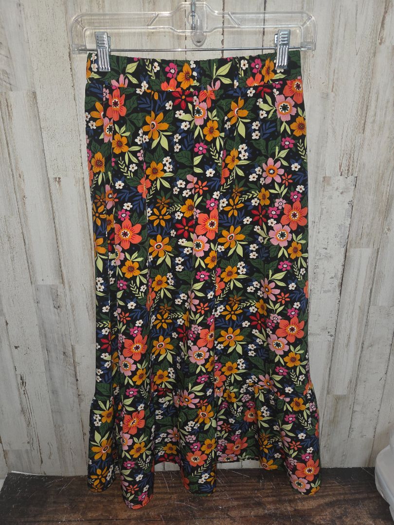 black floral skirt, LADIES S