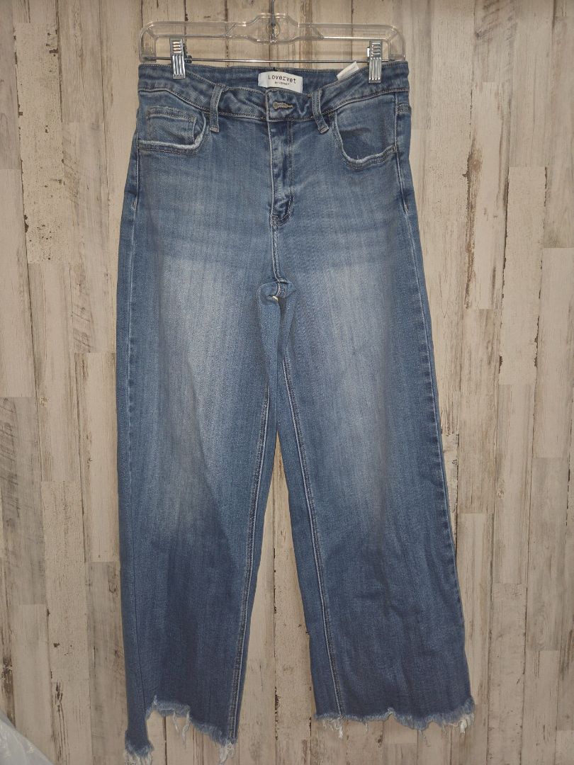 denim LOVERVET sz30/11 frayed jeans, LADIES L