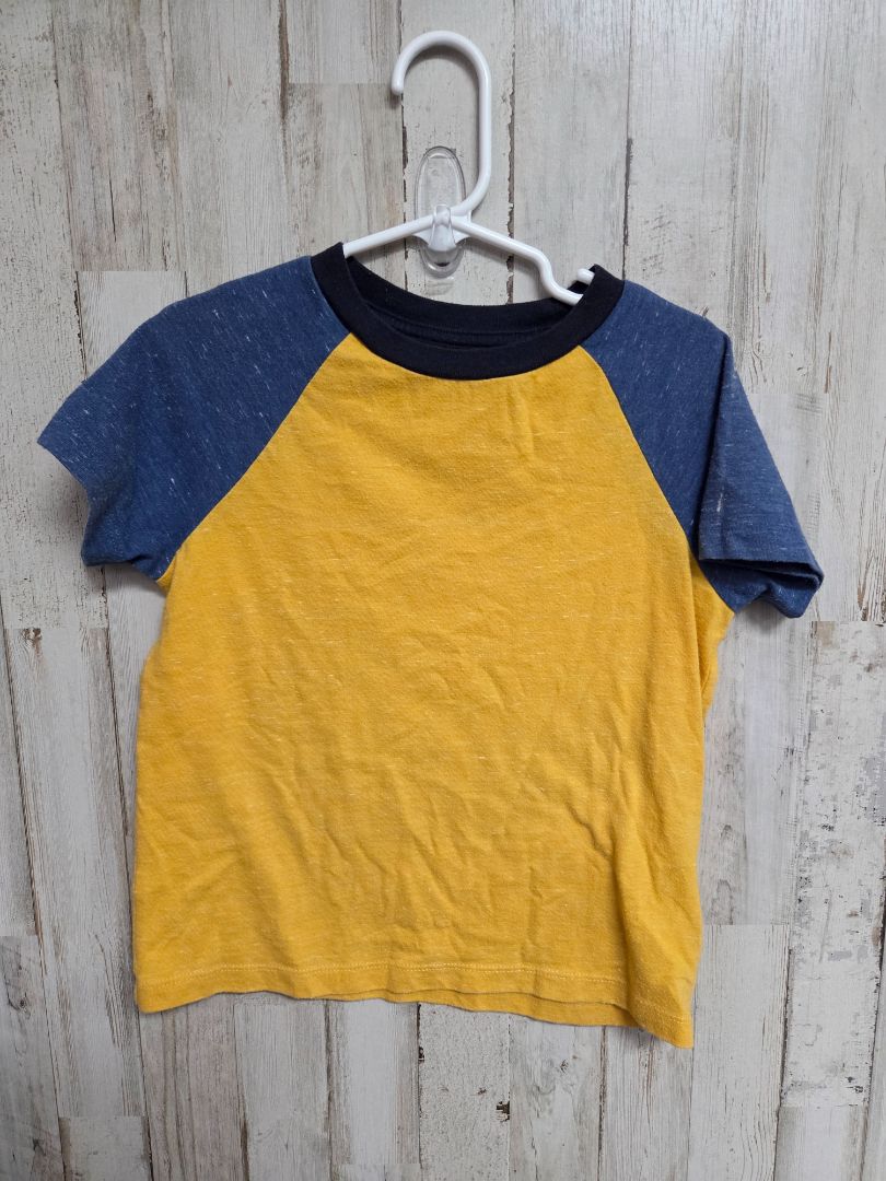 navy/mustard old navy colorblock tee, boy 5