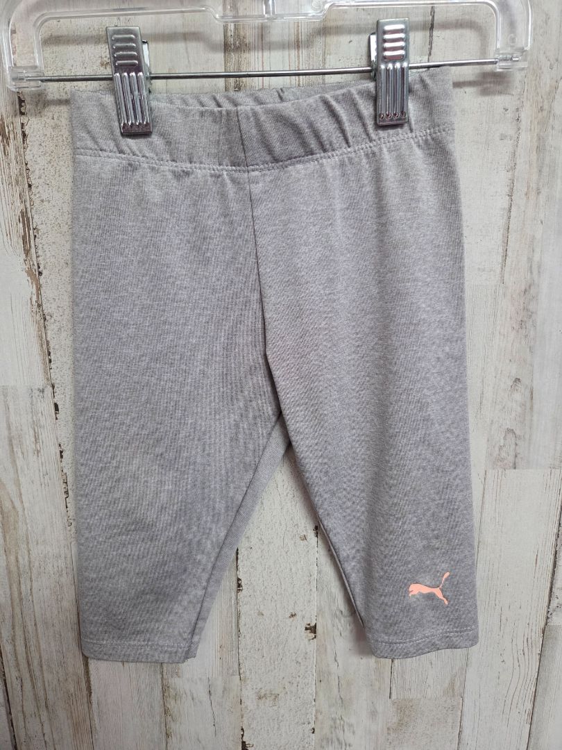 grey puma logo leggings, girl 24m
