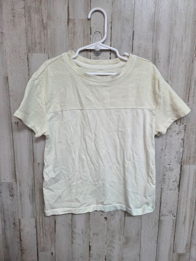 cream cat & jack striped tee, girl 4/5