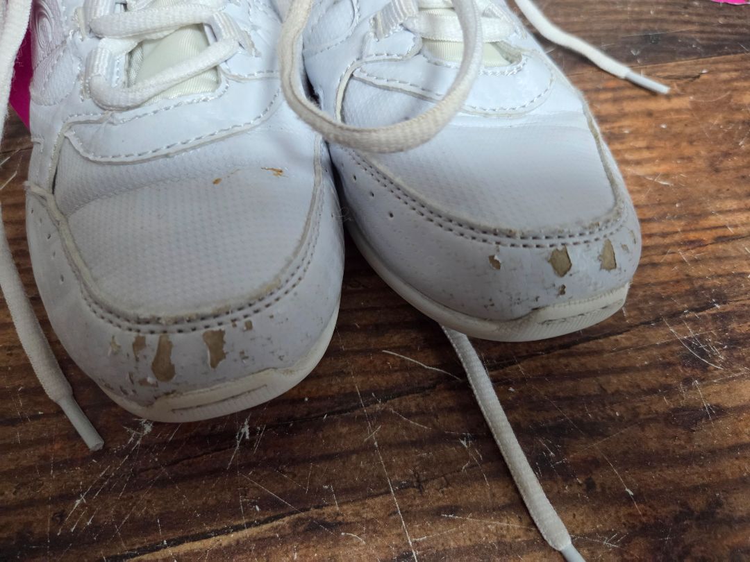 WHITE CHASSE CHEER SNEAKERS, SHOES Y1