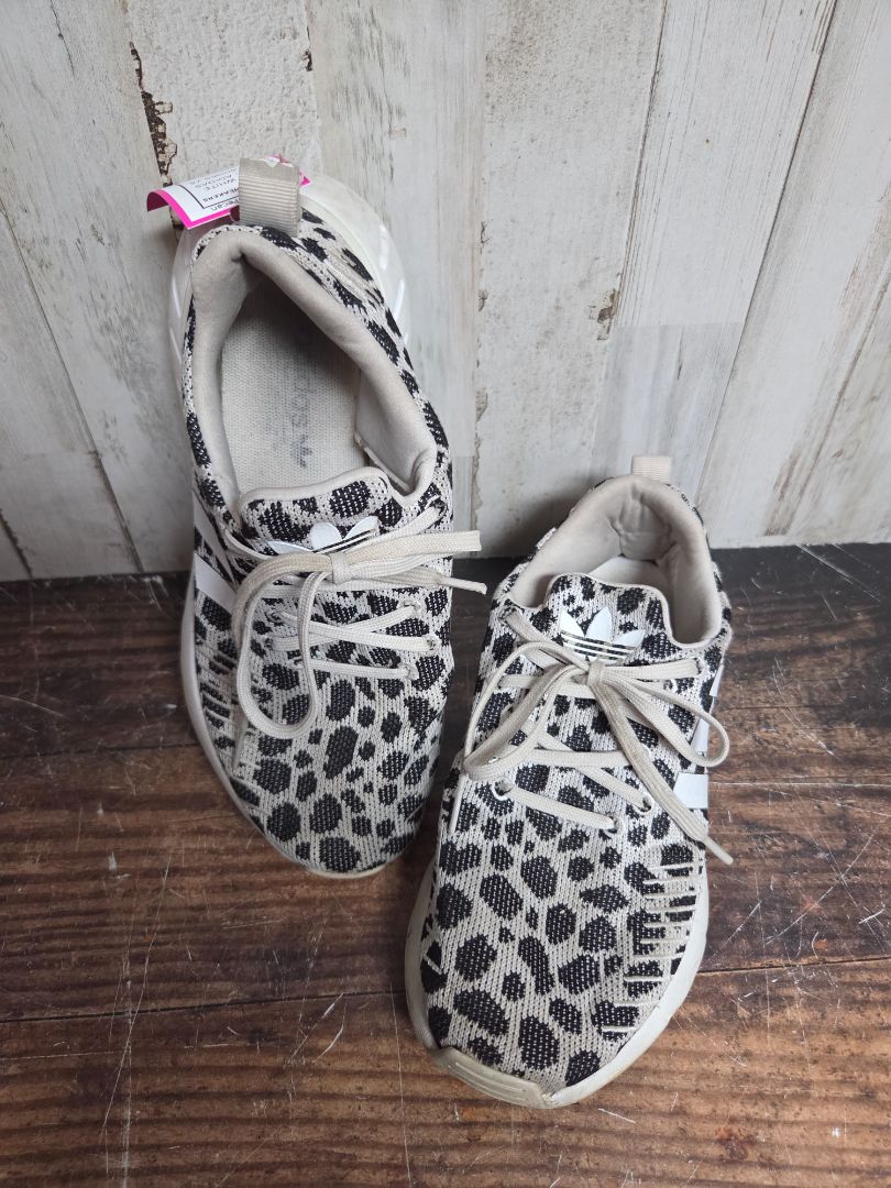 WHITE ADIDAS CHEETAH SNEAKERS, SHOES Y4