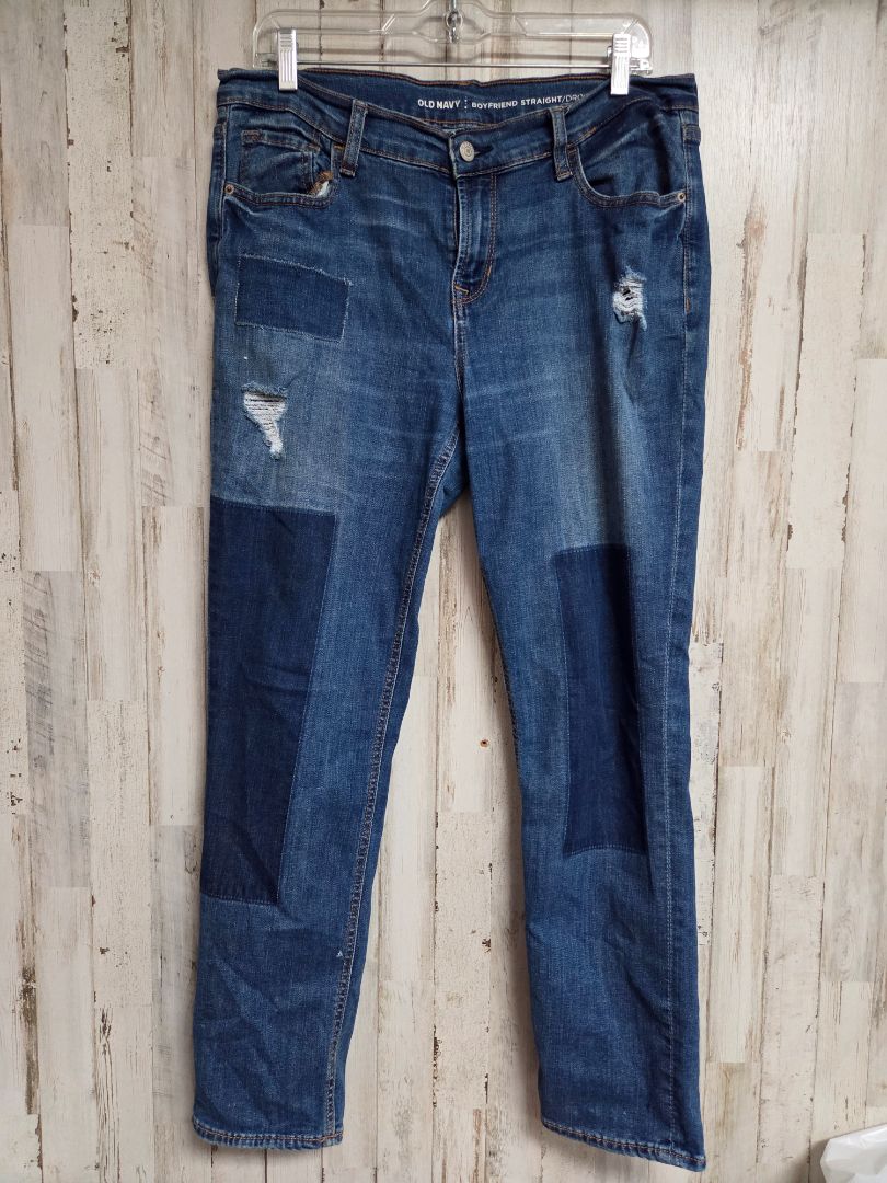 DENIM OLD NAVY SZ10 STRAIGHT JEANS, LADIES L