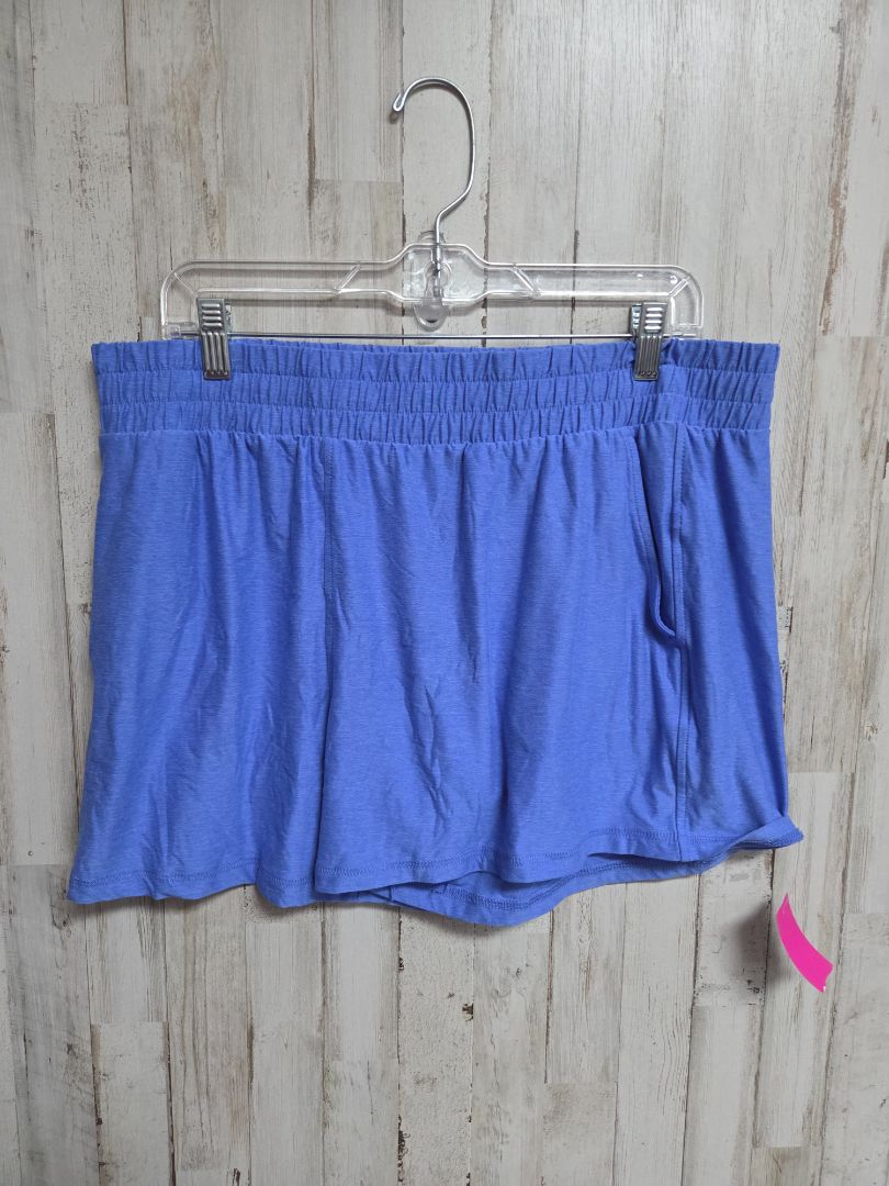 BLUE ATHLETIC WORKS BUTTERCORE SHORTS, LADIES XL