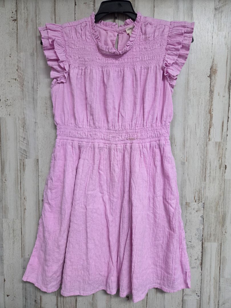 LILAC CREW CUTS TEXTURED DRESS, GIRL 14
