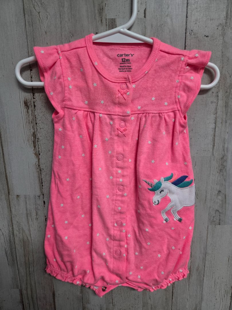 PINK CARTERS UNICORN STAR BUBBLE, GIRL 12M