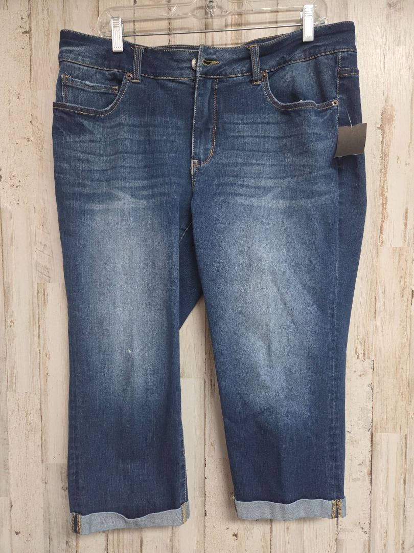 DENIM TIME & TRU SZ16 CAPRIS, LADIES XL