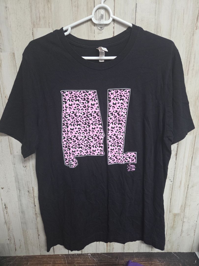 BLACK SASSY FRASS ALABAMA TEE, LADIES XL