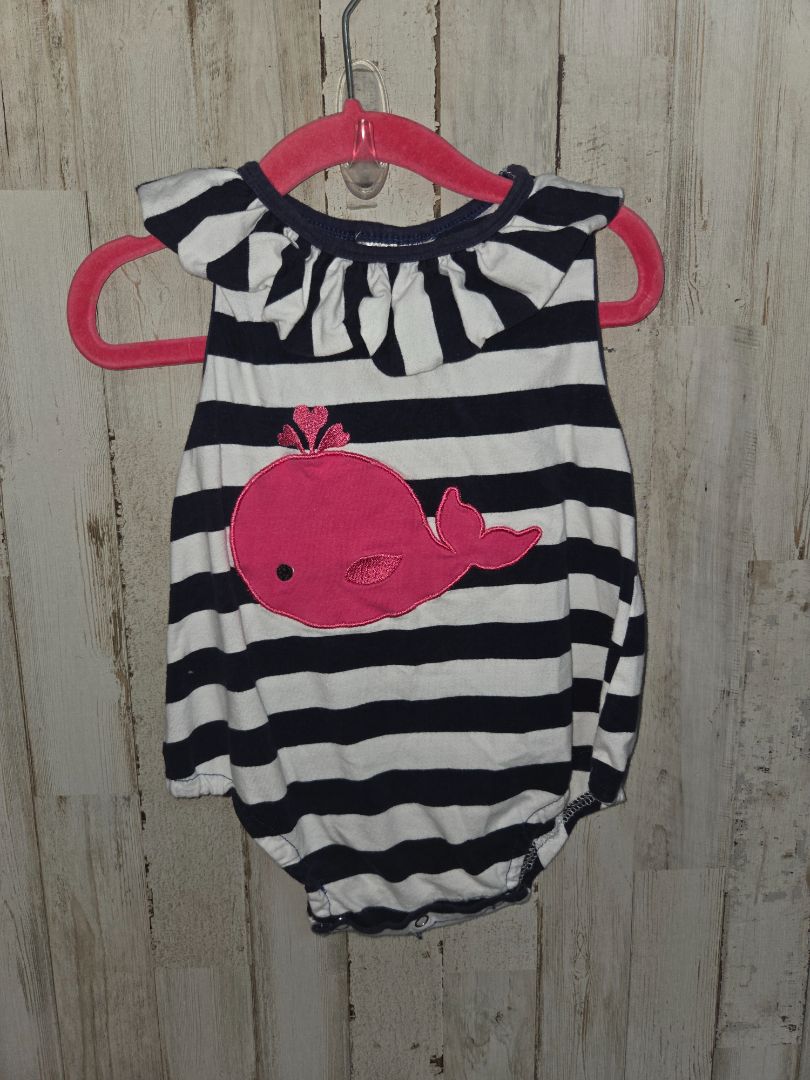NAVY BOUTIQUE WHALE BUBBLE, GIRLS 6/12M