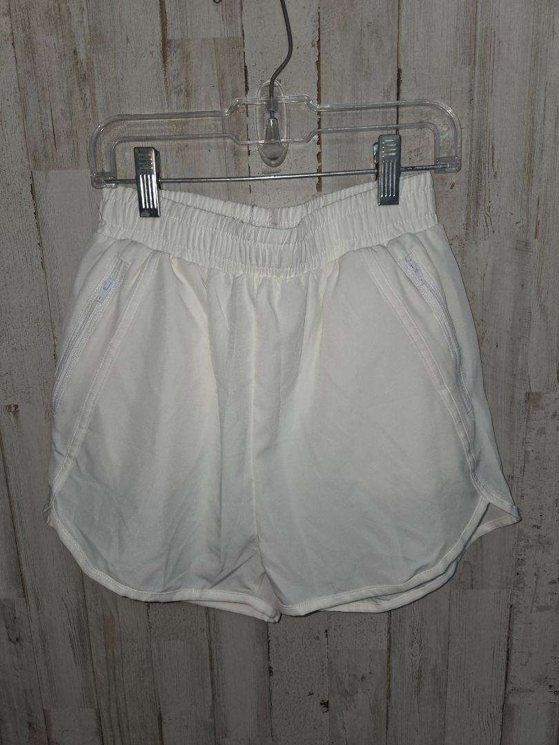 CREAM ZACLOTRE ATHELTIC SHORTS, GIRLS 12