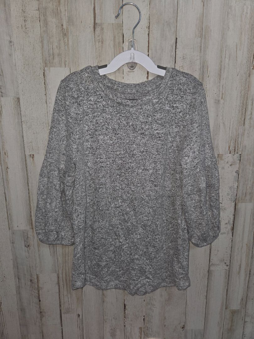 GREY GAP HEATHERED TOP, GIRLS 8