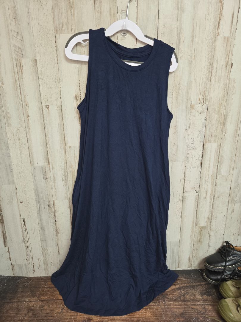NAVY WONDER NATION SOFT POCKET DRESS, GIRLS 10/12