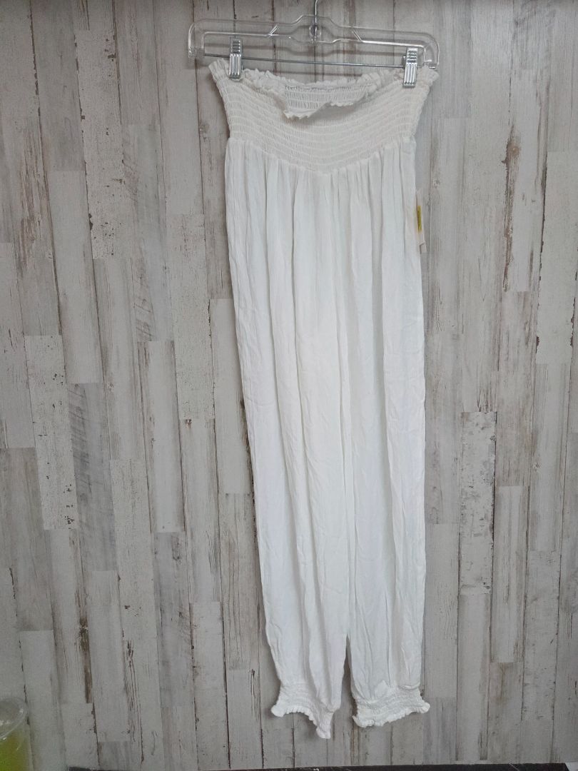 WHITE RAISINS SHEER MUSLIN PANT, LADIES M