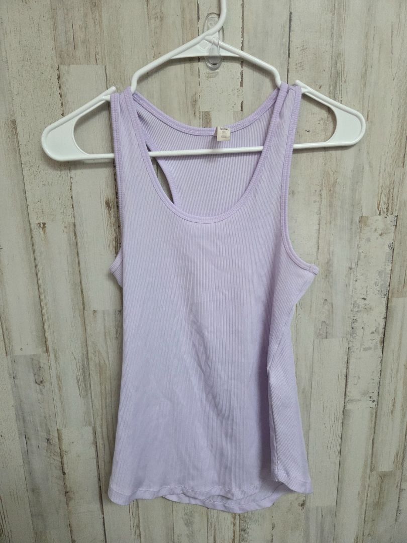 LILAC UNDER ARMOUR RIBBED TANK, LADIES S