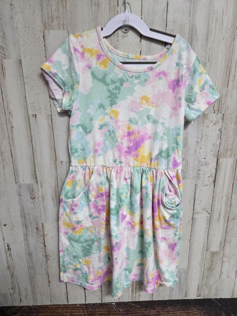 GREEN CAT & JACK DYED DRESS, GIRL 10/12