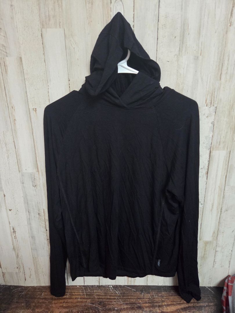 BLACK BOODY DRI FIT HOODED TEE, LADIES S