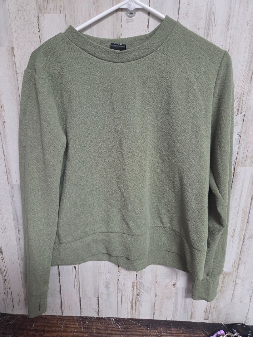 SAGE AVIA TEXTURED SWEATSHIRT, LADIES M