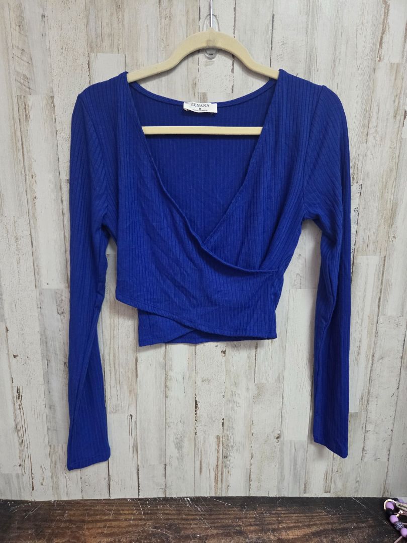ROYAL ZENANA RIBBED TOP, LADIES M