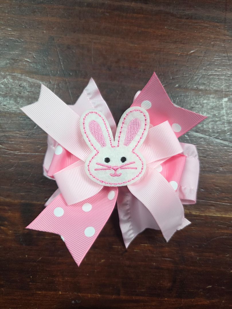Pink Bunny Bow