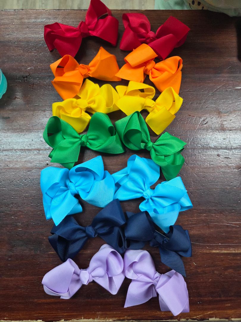 14pc rainbow bows
